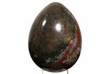 Colorful Polished Ocean Jasper Egg - Madagascar #339340-1